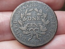 1803 Draped Bust Large Cent- VG Reverse Details, Small Date and Fraction, S-250? picture