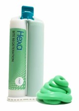 HEXA BITE REGISTRATION MATERIAL FAST SET 20 X 50ML CARTRIDGES + 40 Tips picture