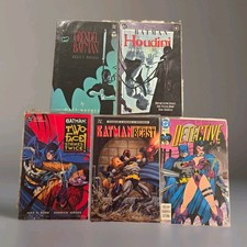 Batman Comic Lot 5 Prestige One-Shots Grendel Houdini Two-Face Detective 653 picture