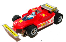 Aurora AFX F1/indy #2 ferrari agip with Gplus chassis.New/Unused/Clean.Cool picture