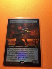 MTG Magic The Gathering Slaughter Specialist LP Foil MID Rare Ex Art Vampire picture