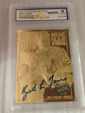 1997 Score Board Brett Favre 23kt Gold Card 1 Of 10000 Graded 10 Mint Gem picture