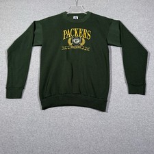 Vintage Green Bay Packers Logo 7 Sweatshirt Mens M NFL Football Embroidered NFL picture
