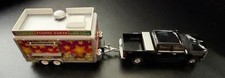 1:64 GREENLIGHT BLACK 2015 CHEVY SILVERADO & STATE FAIR CONCESSION TRAILER LOOSE picture