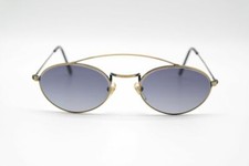 Vintage Zar Design by Zapf ZAR 105 Customized 50[]20 Gold Oval Sunglasses NOS picture