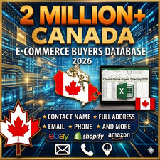 2 Million Canada E-Commerce Buyer Leads Database (Excel) picture