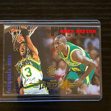 Topps 1994-95 Stadium Club Stand Up Back Court Tandem #326 Payton/Gill NBA picture