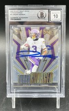2023 Select Turbo Charged Jordan Addison Signed Autographed Trading Card BAS RC picture
