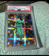 1997 Bowman's Best Previews Barry Bonds BBP 3 Atomic Refractor - Extremely Rare picture
