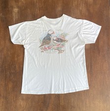 L.L.Bean Freeport Maine Vintage Puffin Atlantic Birds Tee picture