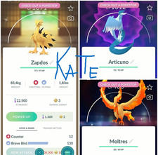 ✨Shiny Galarian Articuno, Moltres, Zapdos  ✨ - P T C - Description picture
