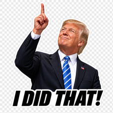 100 Trump I Did That Gas Pump Stickers Funny Political Vinyl Decals 2