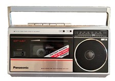 Panasonic RX-1822 FM AM Radio Cassette Recorder Boombox Vtg Tested Working Mint picture