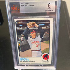 Topps 1973 Topps #220 Nolan Ryan California Angels Beckett BVG 6 EX-MT picture