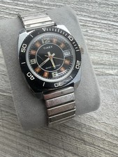 Vintage Timex sprite calendar diver mechanical watch runs needs TLC picture
