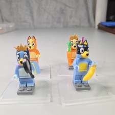 LEGO BLUEY Minifigures Lot Of 4 Cartoon Characters BlU001 BlU002 BlU003 BlU004 picture