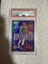 2023-24 Steph Curry Panini Hoops Premium Stock - Hipnotized Prizm PSA 10 SSP picture