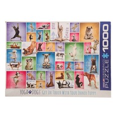 Eurographics 1000 Piece Puzzle Yoga Dogs Puppy Speed Puzzling Sealed Pieces picture