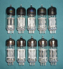 10pcs. 6N6P / 6Н6П Double triode NEW. SAME DATE XI-1979 ~ E182CC, ECC99 picture