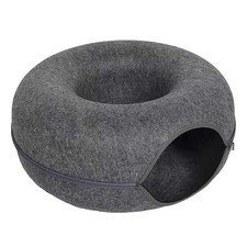 Cat Cave EXTRA LARGE Cat Tunnel Bed Indoor Cats,Cat Donut 50 cm picture