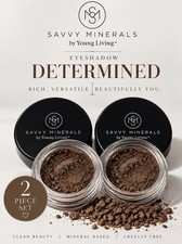 2 Pack + Savvy Minerals + Young Living + Determined + Eyeshadow. picture