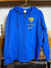 Nike Pitt Panthers Therma-Fit Zip Hoodie Size L Royal Blue picture