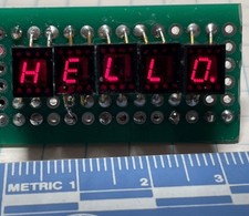 Fairchild FND-10 Vintage Miniature Seven Segment LED Display Radio Shack 276-058 picture