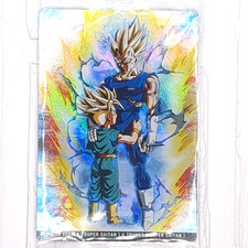 6-21 R Majin Vegeta Trunks Dragon Ball Itajaga Rare Plastic Trading Card NM Mint picture