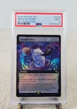 MTG Herald's Horn Foil Magic: Final Fantasy Commander FIC PSA 9 MINT picture