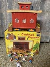 TOMY Get Along Gang Clubhouse Caboose Playset 1984 Vintage W/ Box And 10 Figures picture