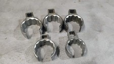 Snap On 5Pc.1/2'' Drive Flank Drive Deep Flare Nut Crowfoot 12 Pt. 1-5/8 -1-1/16 picture