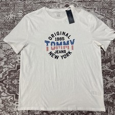NWT Tommy Jeans White Original 1985 New York Graphic Tee Crew Neck Men's XL picture