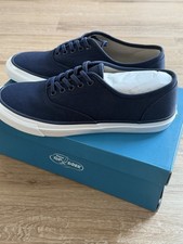Sperry Top-Sider Men’s Striper II CVO Seacycled Navy Canvas Sneakers picture