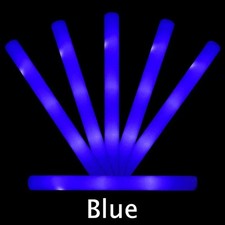 Bulk LED Foam Glow Sticks 50-1000 Pack Flashing Light Up Party Rave Wedding picture