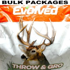 BULK BAGED EVOLVED HARVEST Throw & Gro CLOVER NO-TILL FORAGE FOOD PLOT SEED picture