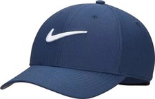 Nike Club Cap Structured Swoosh Golf Hat Size L/XL Midnight Navy FB5625 410 New picture