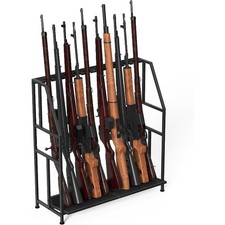 Free Standing Shot Gun Rack, Gun Display Rack Storage Holder for Home and Garage picture