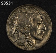 1938-D Buffalo Nickel 