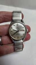 Vintage Waltham 17 Jewels Automatic Self Winding Day Date Swiss Men’s Watch Runs picture