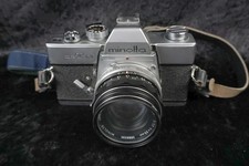 Vintage Minolta SR-T 101 35mm SLR Film Camera w/ MC Rokkor-PF 55mm f/1.7 Lens picture