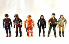 Vintage 1984 GI Joe Action Figures Lot Baroness Zartan Spirit Blowtorch Mutt picture