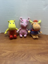 The Backyardigans Tyrone Uniqua Tasha Plush Lot of 3 Stuffed Animals Y2K picture