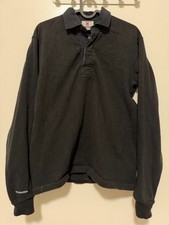 Barbarian Rugby Shirt All Black S Japan Exclusive Made in Canada Heavyweight picture