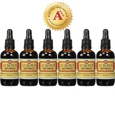 J.CROW'S® Lugol's Solution of Iodine 2% 2 oz Six Pack (6 bottles) picture