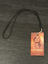 Kelly Clarkson Studio Sessions Vegas VIP Holographic Laminate Lanyard RARE picture