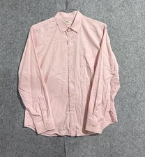 Men's J Crew Sunwashed Oxford Tailored Button Down Shirt Pink Size Large picture