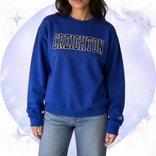 Vintage Y2K Champion Creighton University Varsity Crewneck Size Large picture
