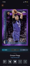 Topps NBA Collect Digital Collection 10 Card Cooper Flagg Lot picture