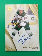 2023-24 Ultimate Collection Minnesota Wild Kirill Kaprizov #1/15 Autograph Auto picture