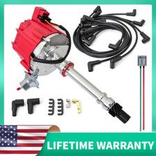 HEI Distributor +Wire +Pigtail for Chevy w/65K Volt 9000RPM 350 454 SBC BBC GM08 picture